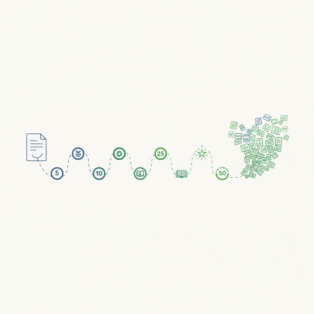 From Zero to 50 Blog Posts: A Strategic Content Production Blueprint for 2025