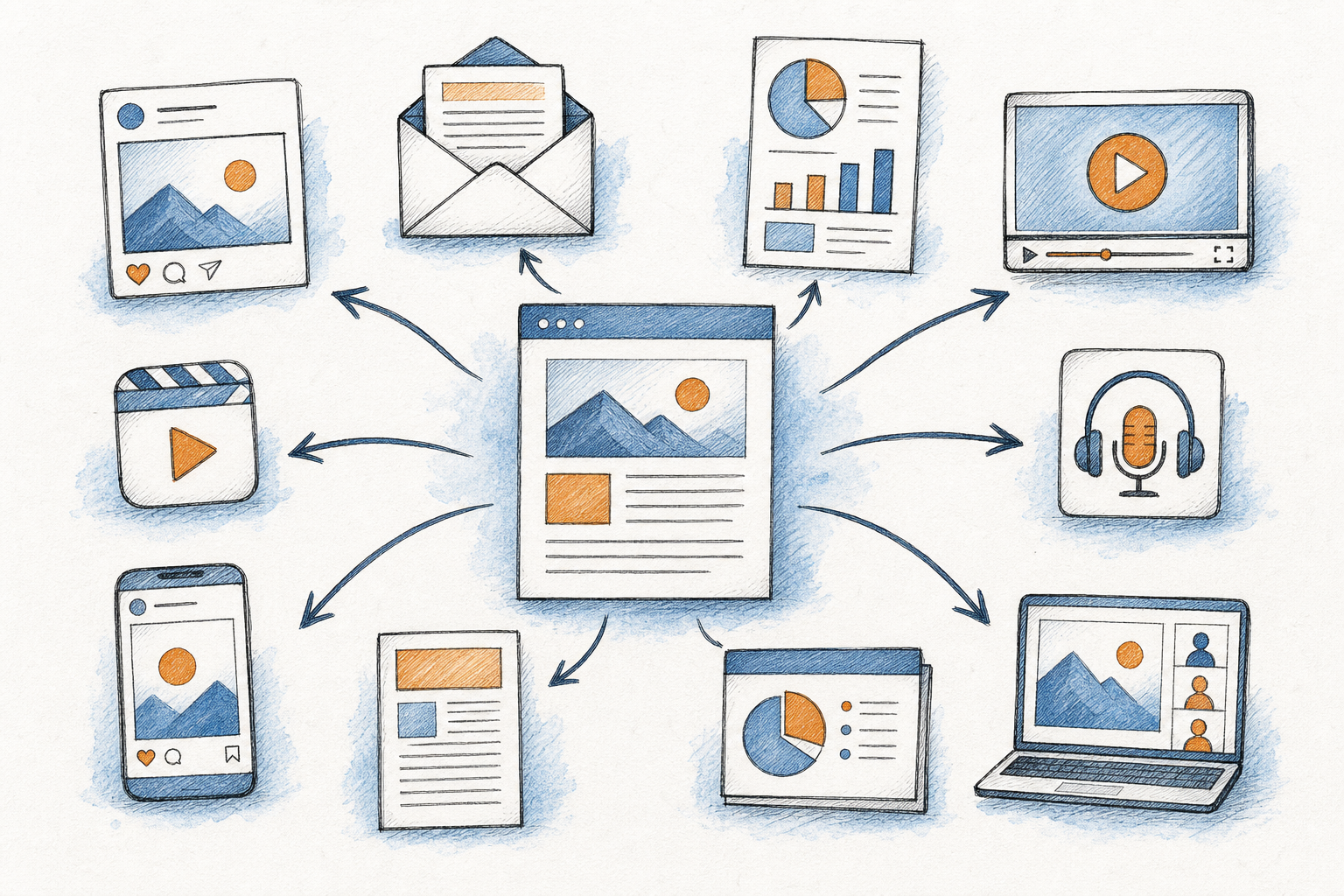 How to Repurpose One Blog Post Into Ten Content Pieces (Without Losing a Weekend)