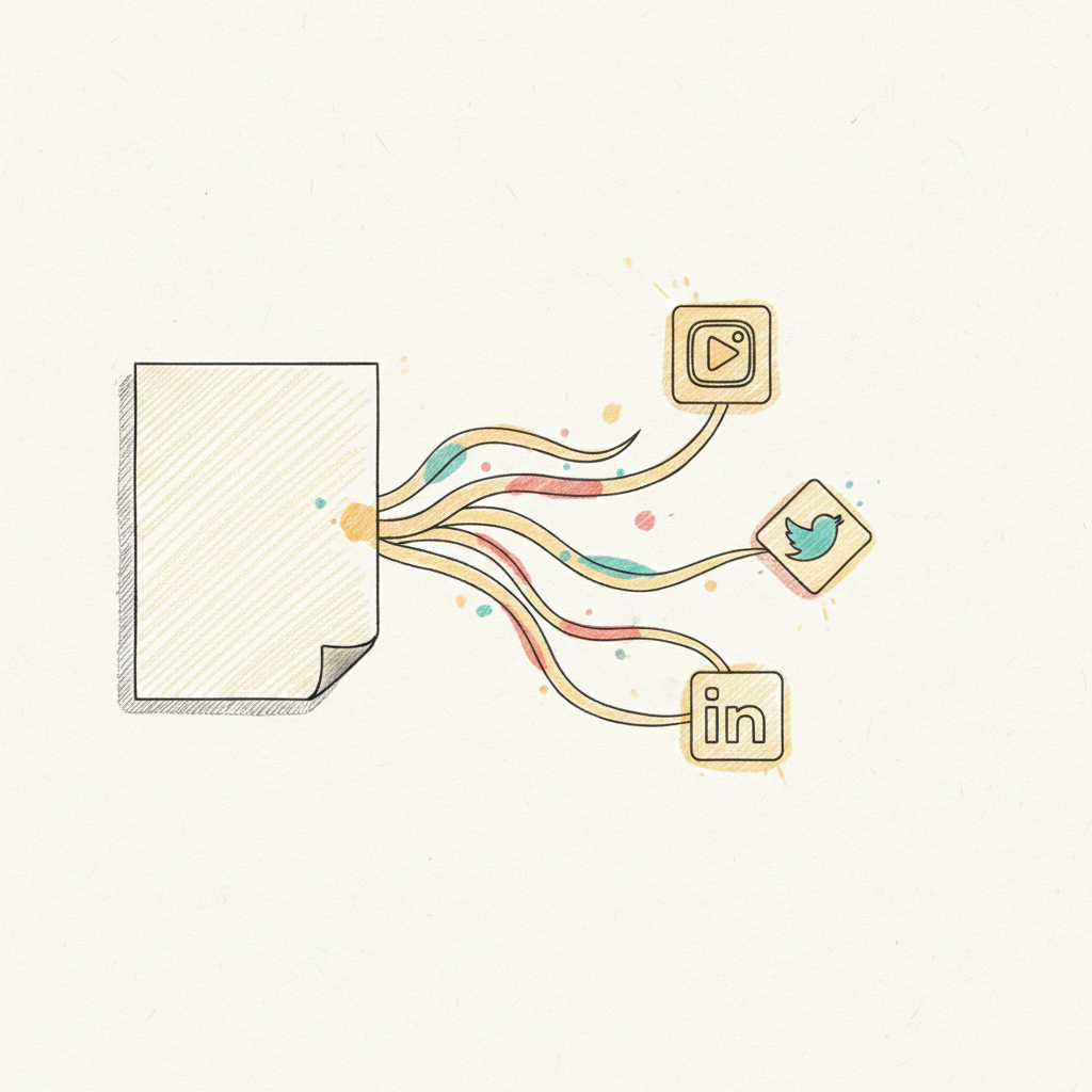 How to Maximize Content Repurposing: Turn One Blog Post Into a Week of Engaging Social Media Content