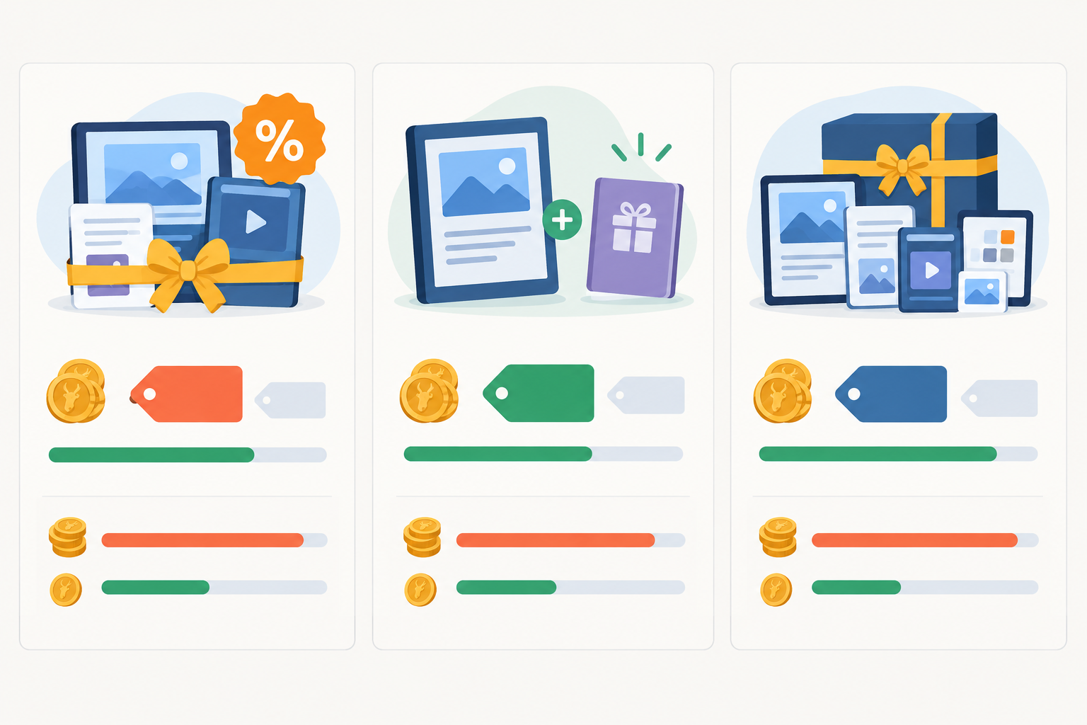 Comparison: Comparison table graphic of three bundle pricing approaches (percentage discount, free item included, premium convenience bundle) showing example prices in rand, saving shown and fees at 6% vs. 2.9% for Bundle Up: Selling Digital Product Packages That Convert