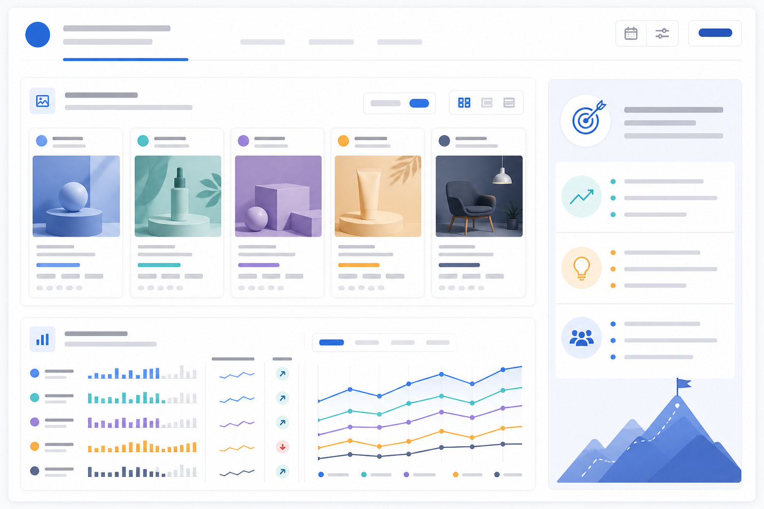 Illustration: A sample competitive intelligence report layout showing sections for competitor ad creatives, week-over-week change indicators, and a short strategic summary box, styled as a clean whitelabel dashboard export for How to Pitch Competitive Ad Intelligence to Agency Clients