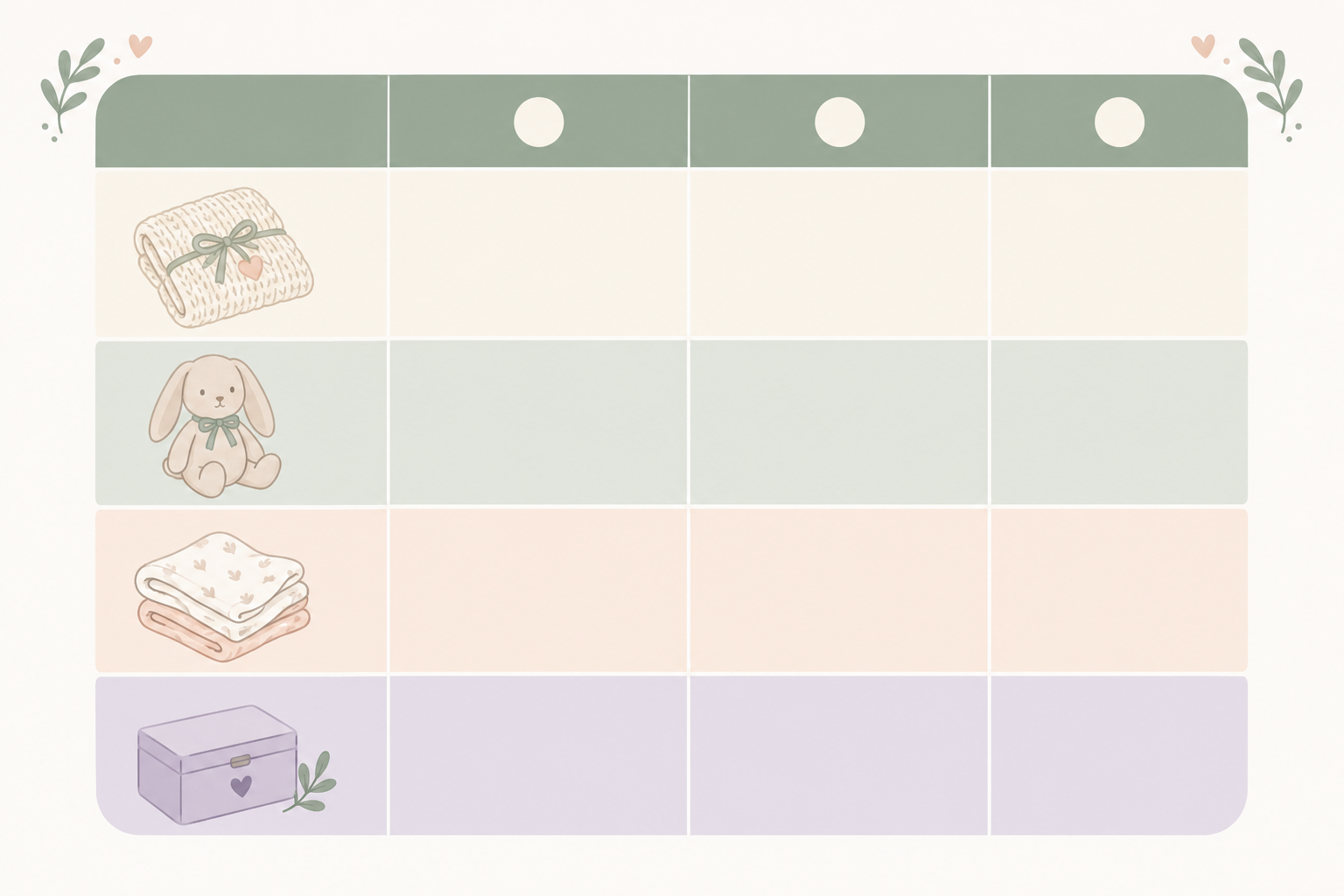 Comparison: A tidy comparison table graphic listing gift ideas, approximate price range under R500, and who each is best for. Pastel colours, clear typography, rand symbols, easy to read on mobile. for Pretoria's Best Baby Boutiques for Thoughtful Gifts