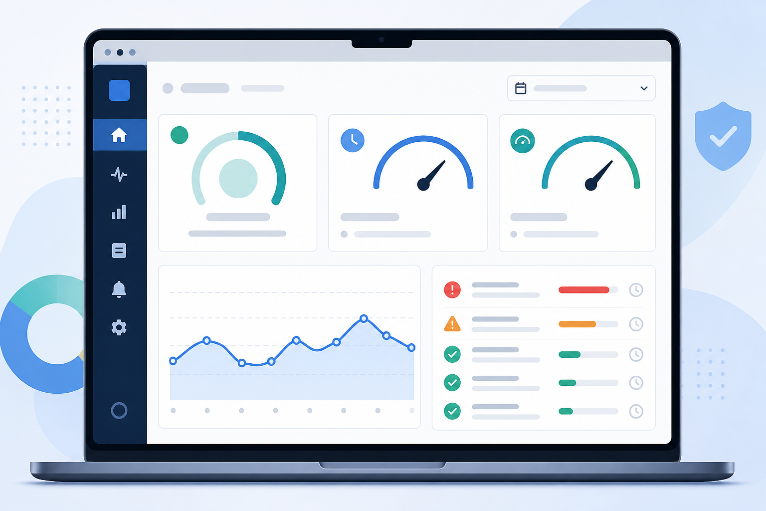 Illustration: A mockup of a branded client uptime report or status page showing uptime percentage, average and p95 response time, reporting period dates, and a list of recent incidents with duration for Using Response-Time Analytics to Prove SLA Compliance to Clients