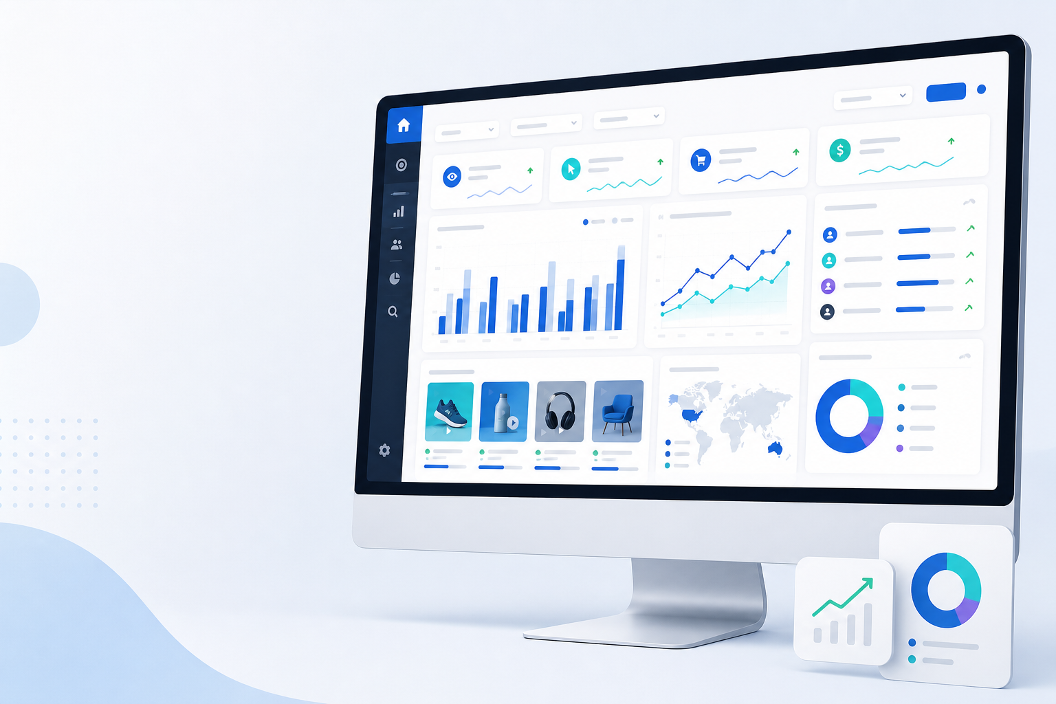 Illustration: Header image showing an agency dashboard with custom branding displaying competitor ad intelligence data for Whitelabel Reporting: Turning Ad Intelligence Into Revenue