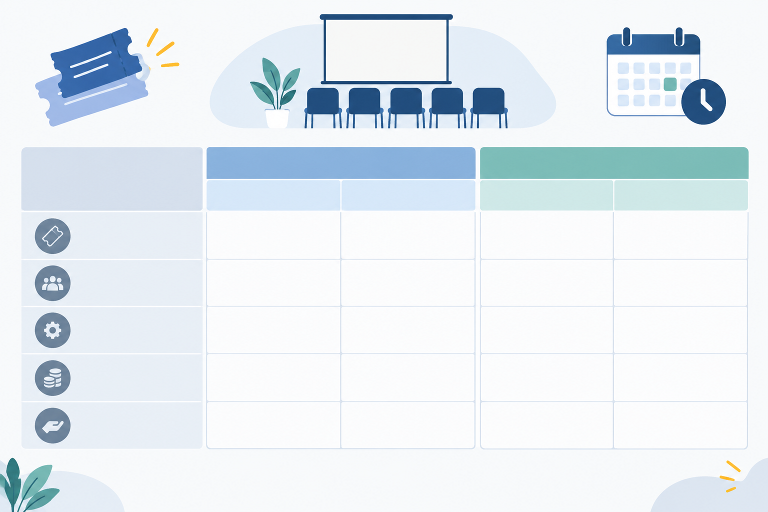 Comparison: Clean comparison table graphic showing a 20-seat workshop at R450 and R850 per ticket, with the Start Free plan (6% all-in per sale) versus the Lower Fees plan (monthly fee plus 2.9% per sale), displaying fees and take-home amounts in rand for Your Ultimate Checklist for Selling Workshop Tickets